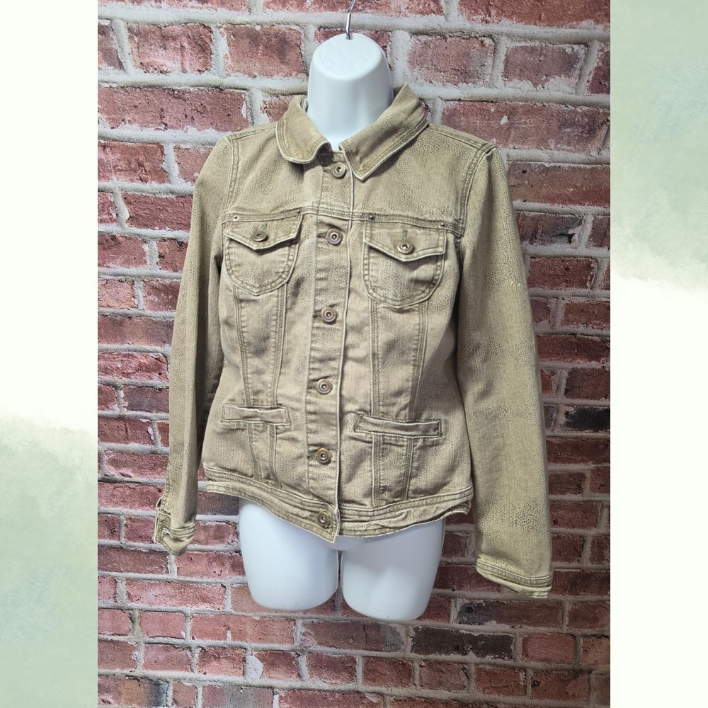 Vintage Y2K Women's BACCINI Denim‎ Jean Jacket Small Size
